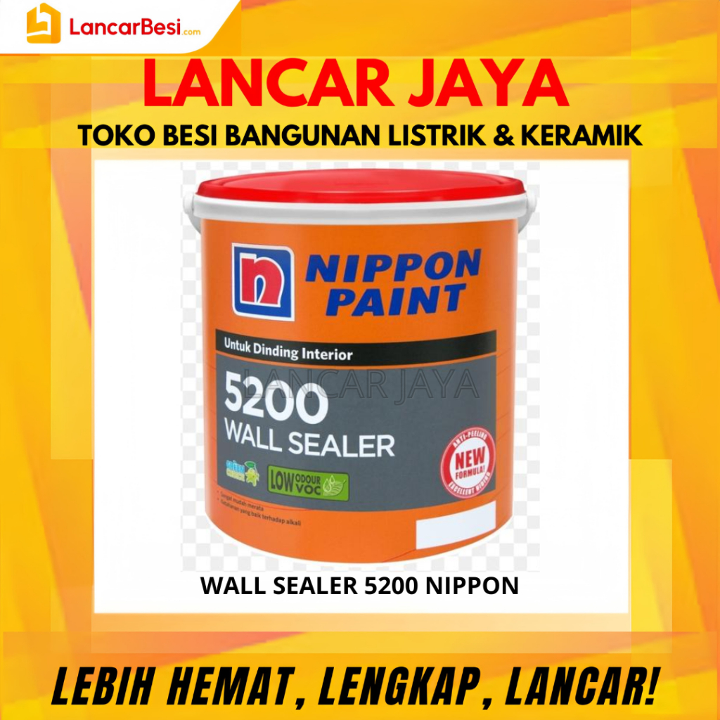 Cat Dasar Tembok Vinilex 5200 Wall Sealer Nippon Paint