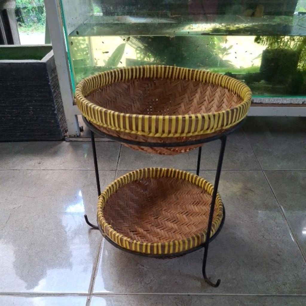 tempat rak bawang dan bumbu dapur PRELOVED