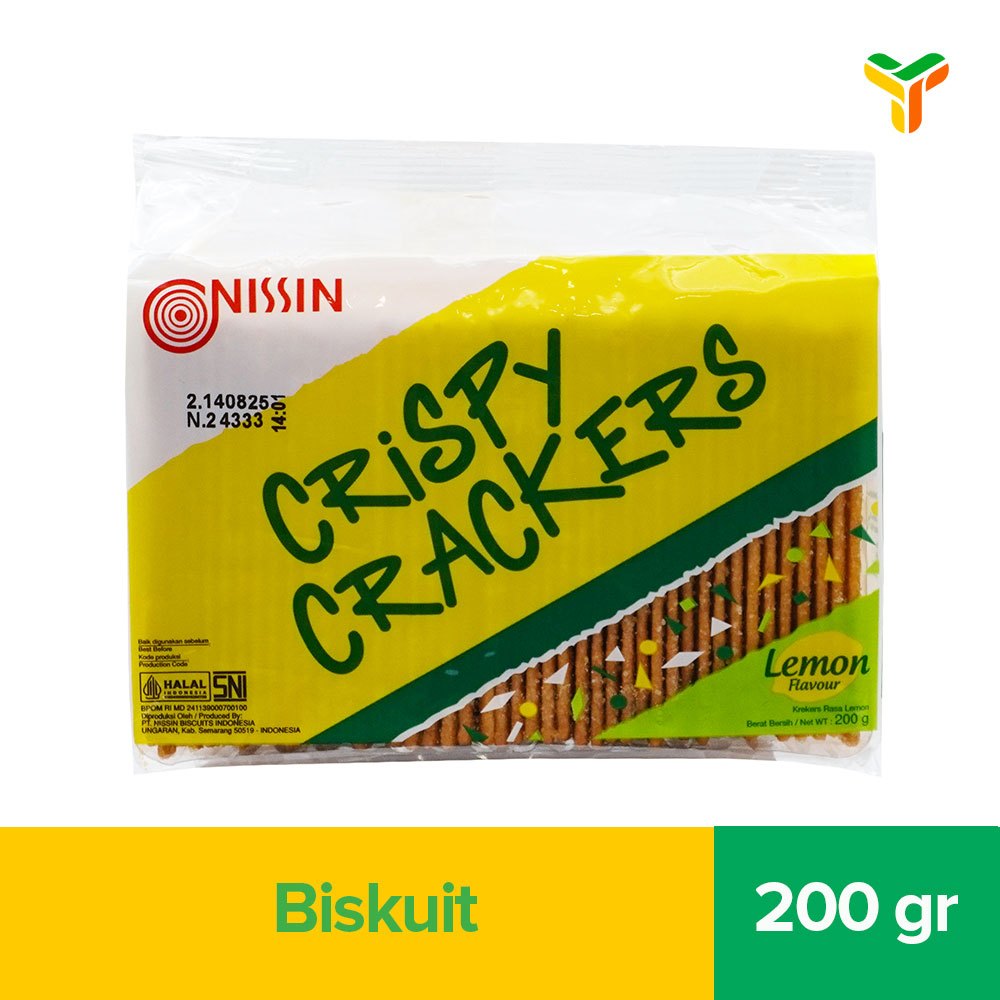

Nissin Crispy Crackers Lemon 200 Gram