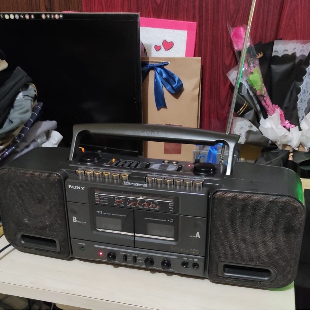 Radio Tape compo Sony Mega bass