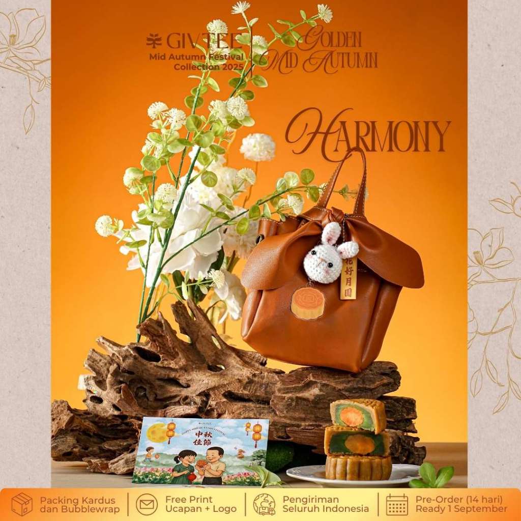 

Givtee - Mooncake Hampers 2025 | HARMONY - Hampers Kue Bulan Tiong Ciu Pia Unik Murah Lucu