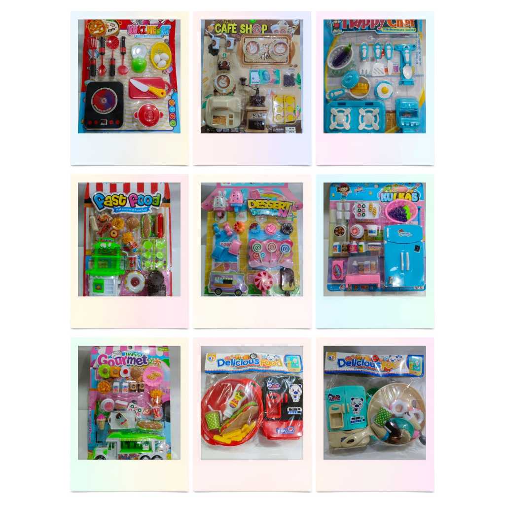 Mainan Kitchen Set / Mainan Masak masakan dan Buah buahan - Mainan 1 Set Masak masakan
