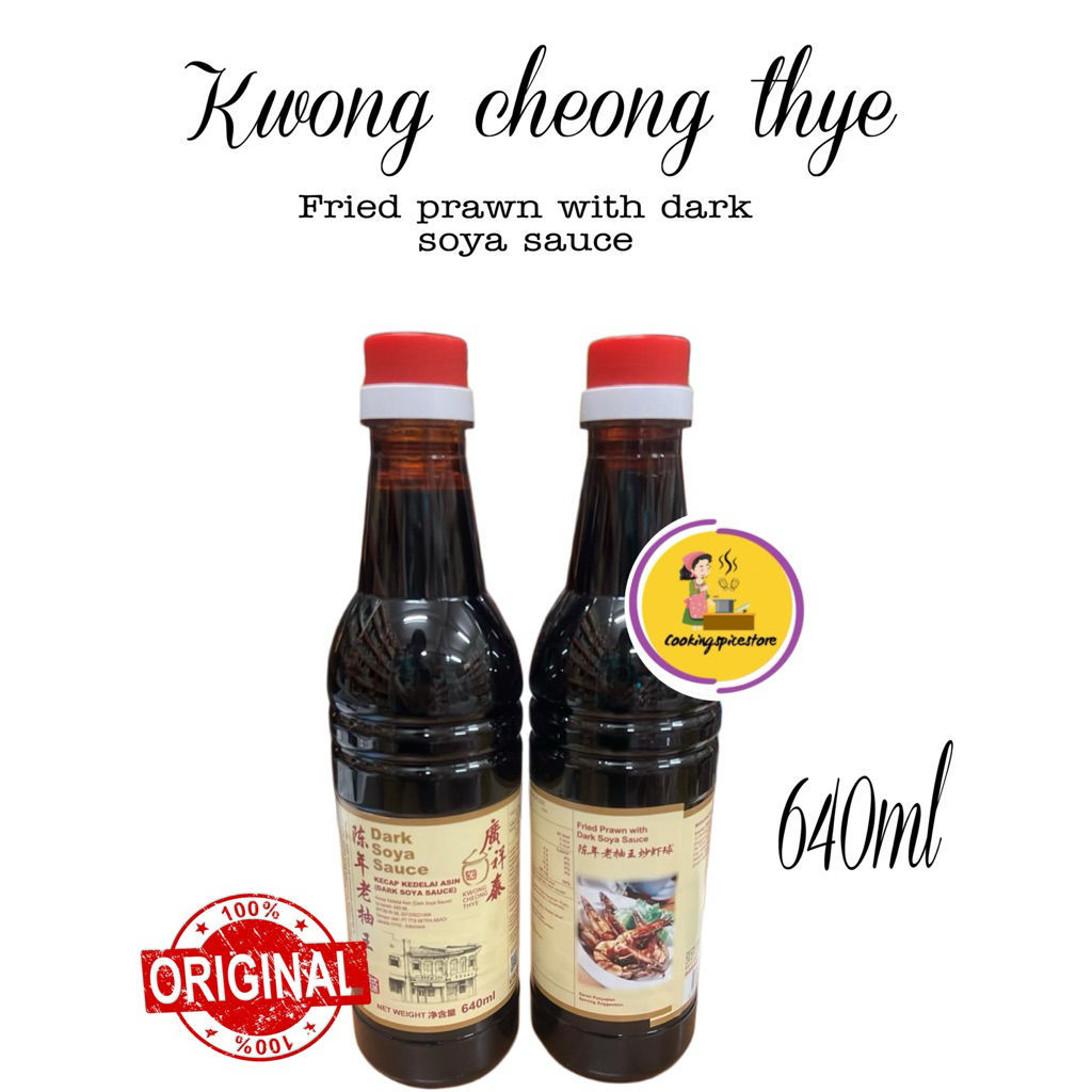 

Kwong Cheong Thye Dark Soya Sauce 640ml – Kecap Asin Hitam Premium Saus Masakan Chinese Food Tumisan Kuah Marinasi