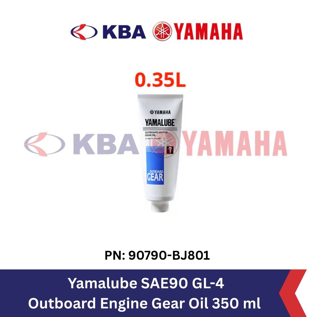 Yamalube SAE90 GL-4 Outboard Engine Gear Oil 350 ml (PN: 90790-BJ801) - oli gardan, oli kaki