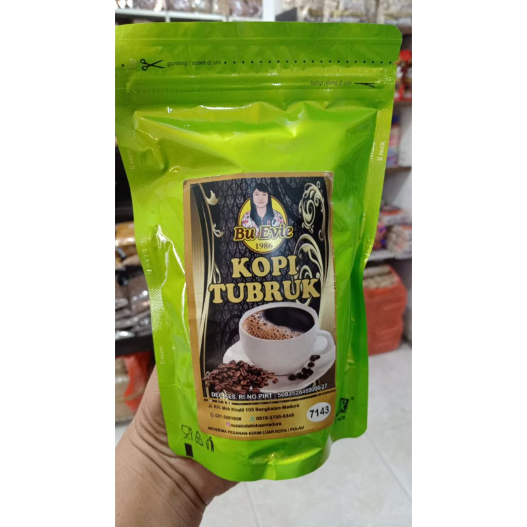 

Kopi Tubruk Bu Evie 150gr