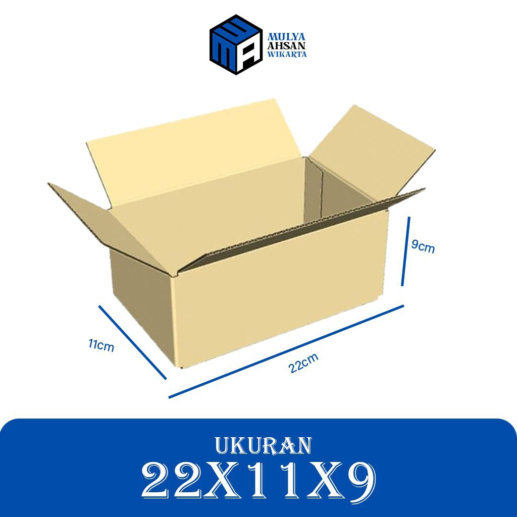 

KARDUS PACKING UKURAN 22x11x9/ KARDUS POLOS/ KARTON BOX/ KARDUS PACKAGING/ KARDUS BFLUTE