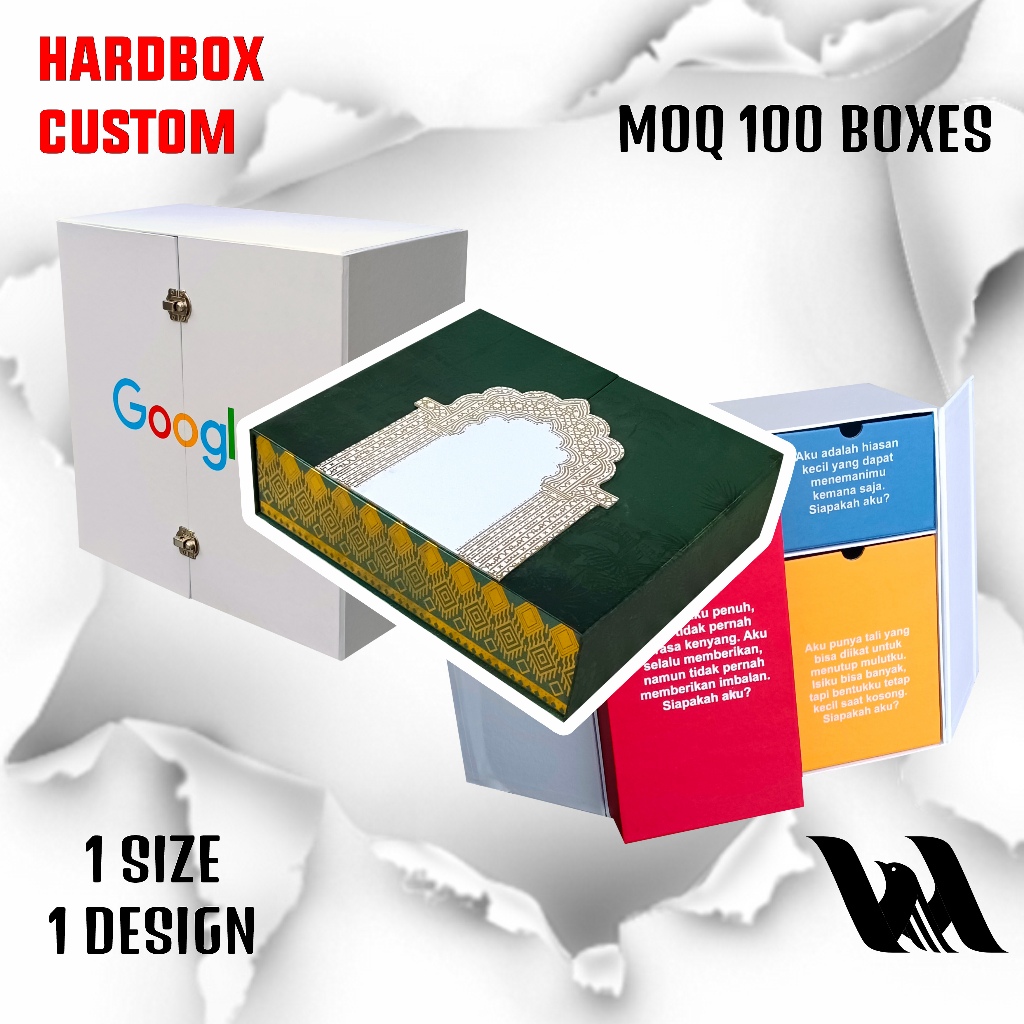 

HARDBOX CUSTOM L - MOQ 100 - HAMPERS BOX - GIFTBOX - KOTAK KADO