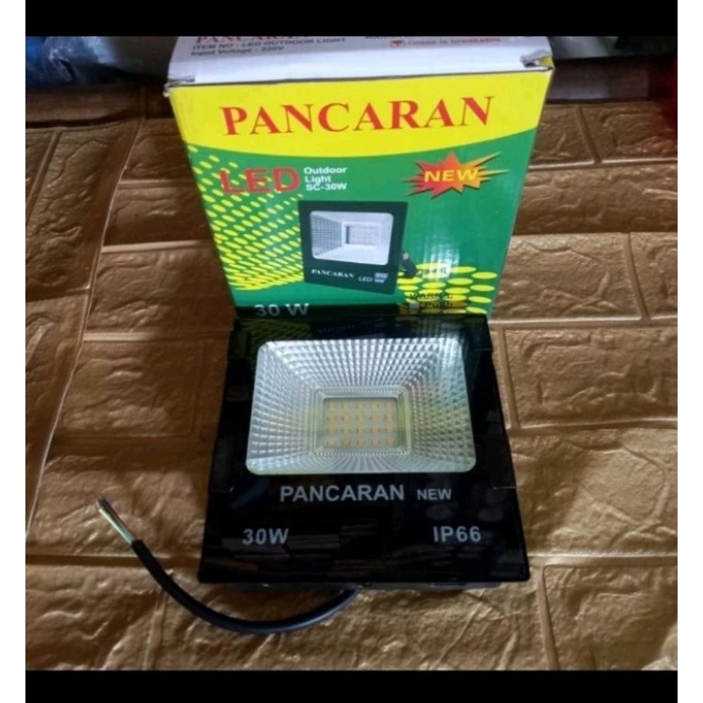 lampu 30 wat kuning pancaran lampu sorot tembak warna kuning led