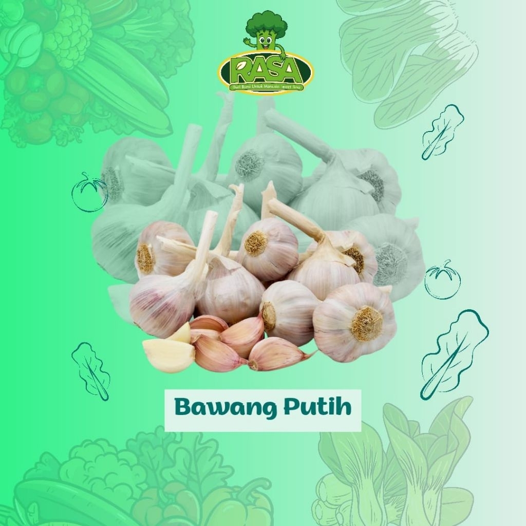 

Bawang Putih Fresh 100 gram, 250 gram, 500 gram