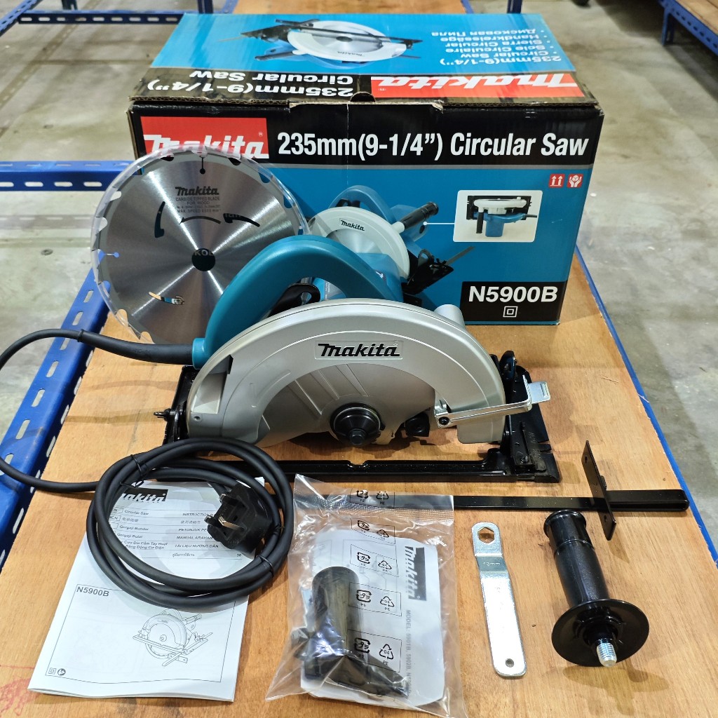 Makita N5900B 235mm ( 9-1/4" ) Circular Saw 220V 2000W / Mesin Potong Kayu 235 mm ( 9-1/4 Inch ) ( N