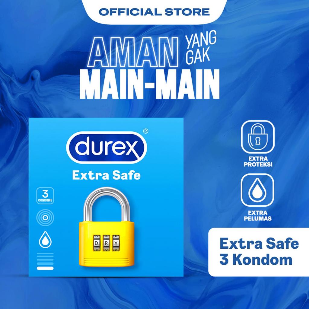 Durex Kondom Extra Safe – 3 Pcs