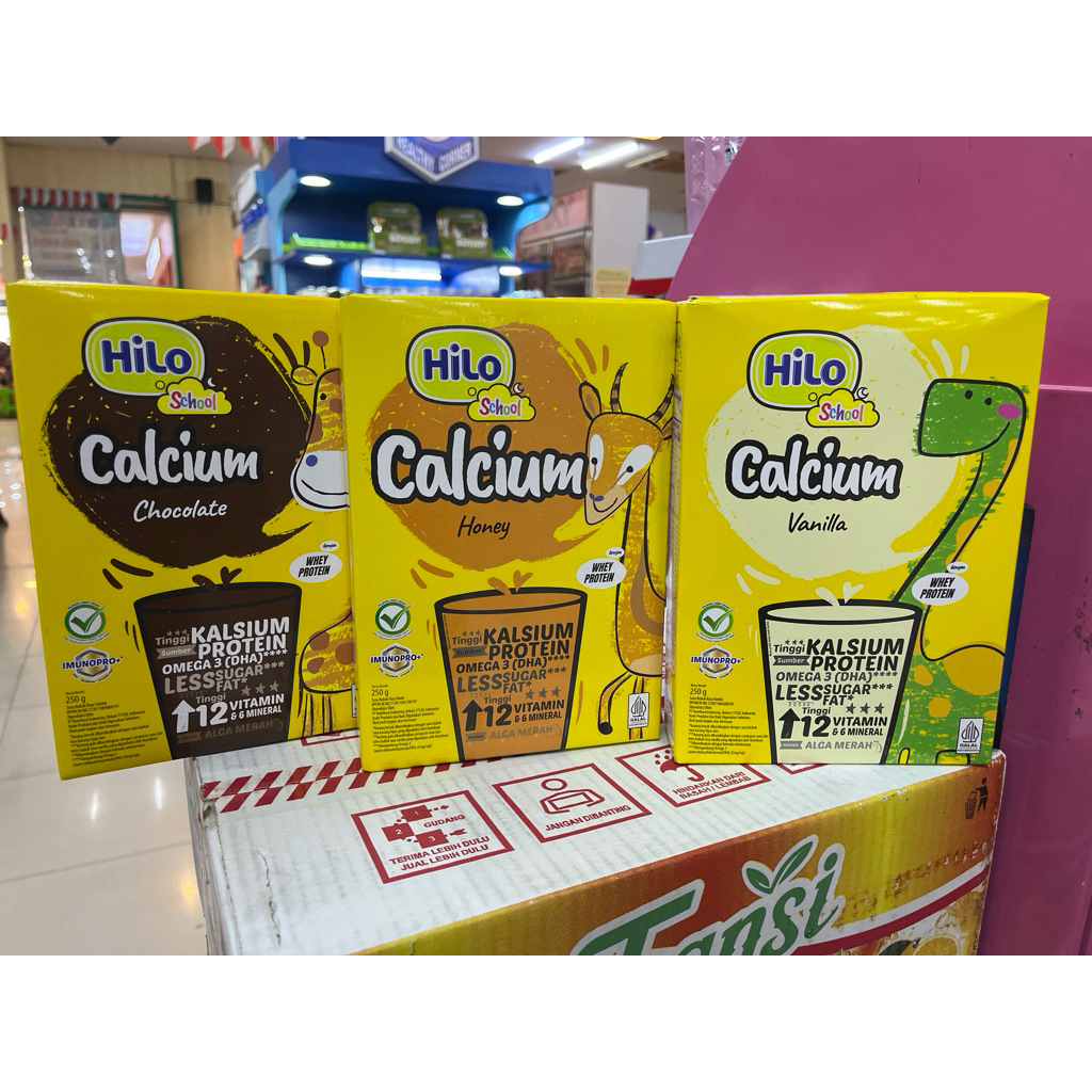 

HILO SCHOOL CALCIUM 250gr box TINGGI PROTEIN