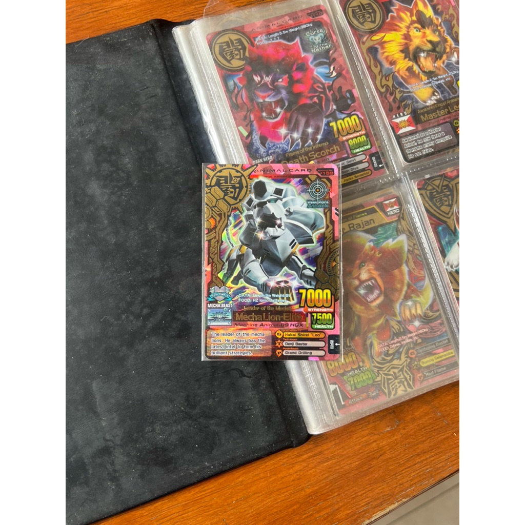 Kartu Ultra Rare Mecha Lion Elite Animal Kaiser Evolution 8