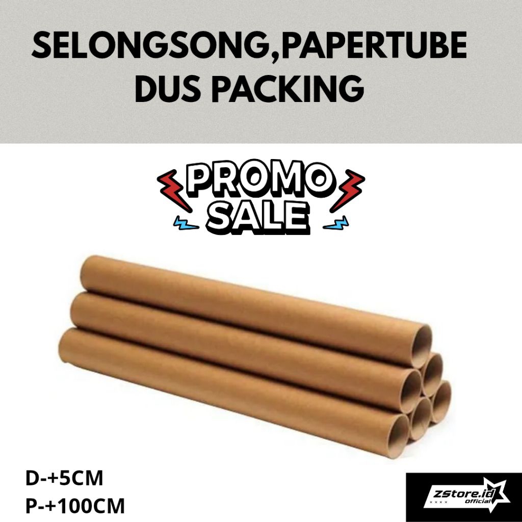 

Selongsong Papertube Packaging Spesial Diskon D5cm P120cm