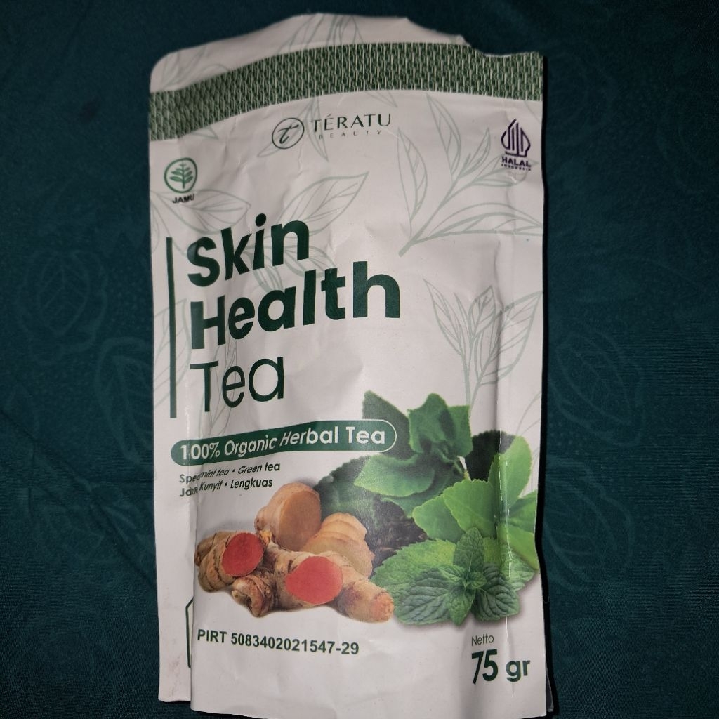 

TERATU BEAUTY Skin Health Tea (Teh Herbal Spearmint untuk Jerawat Hormon dan PCOS)