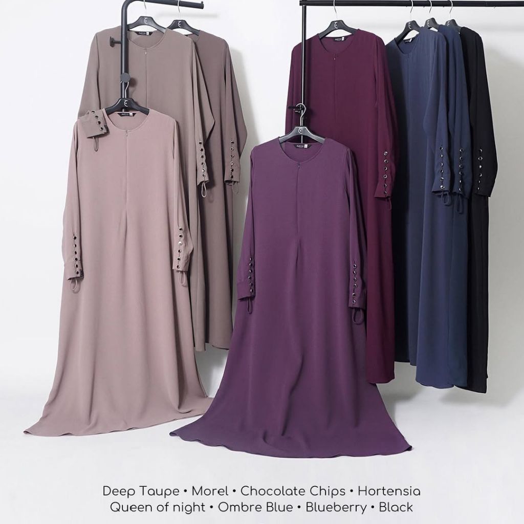 Aljenna Saila Black S gamis Aljenna