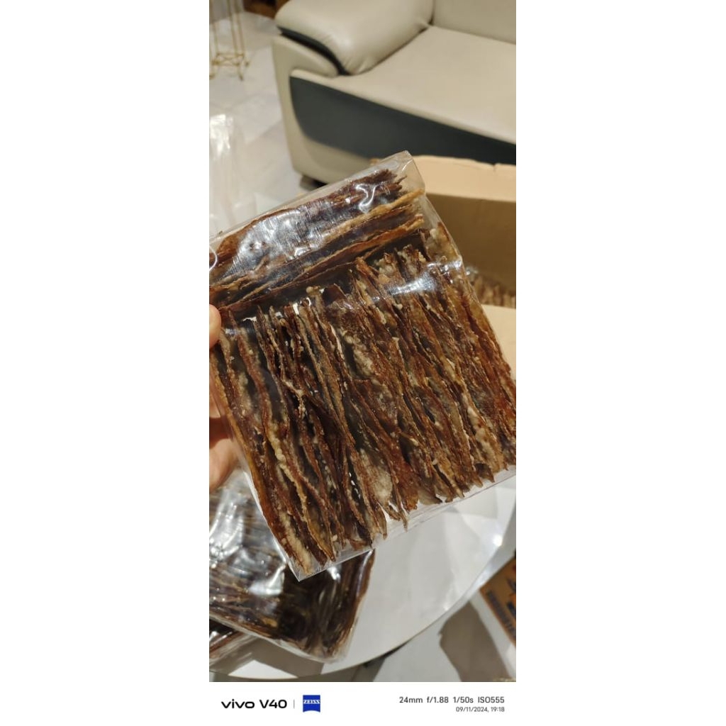 

kripik pisang saleh goreng tepung renyah tipis 500gram