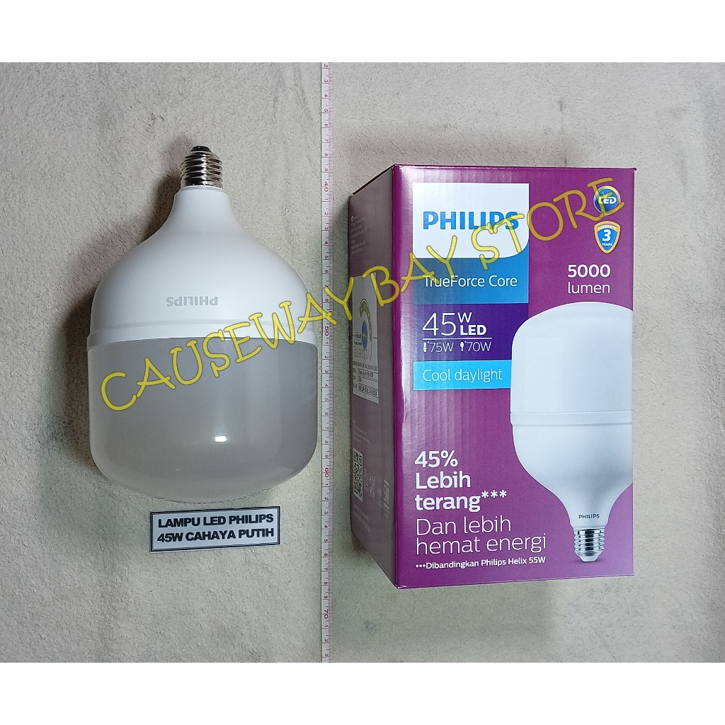 LAMPU LED PHILIPS 45W TFC CAHAYA PUTIH