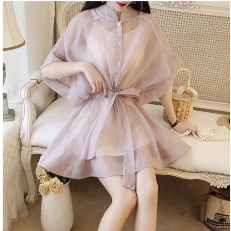 PRE-LOVED DRESS PINK ORGANZA