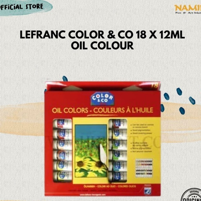 

Lefranc Color & Co 18 x 12ml oil colour
