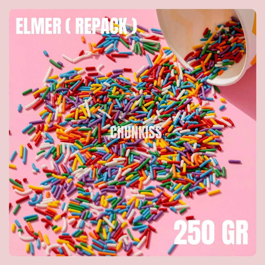 

250 GRAM - MESES WARNA WARNI ELMER - TIDAK MENGENDAL