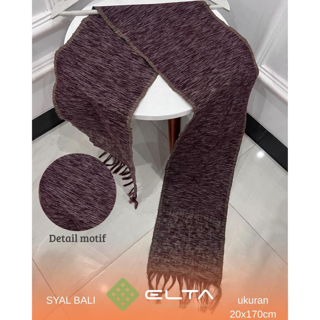 elta tenun selendang tenun bali syal tenun bali motif bali