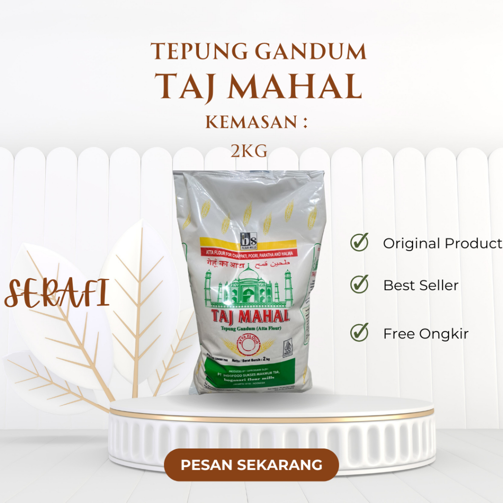 

TEPUNG GANDUM TAJ MAHAL 2KG