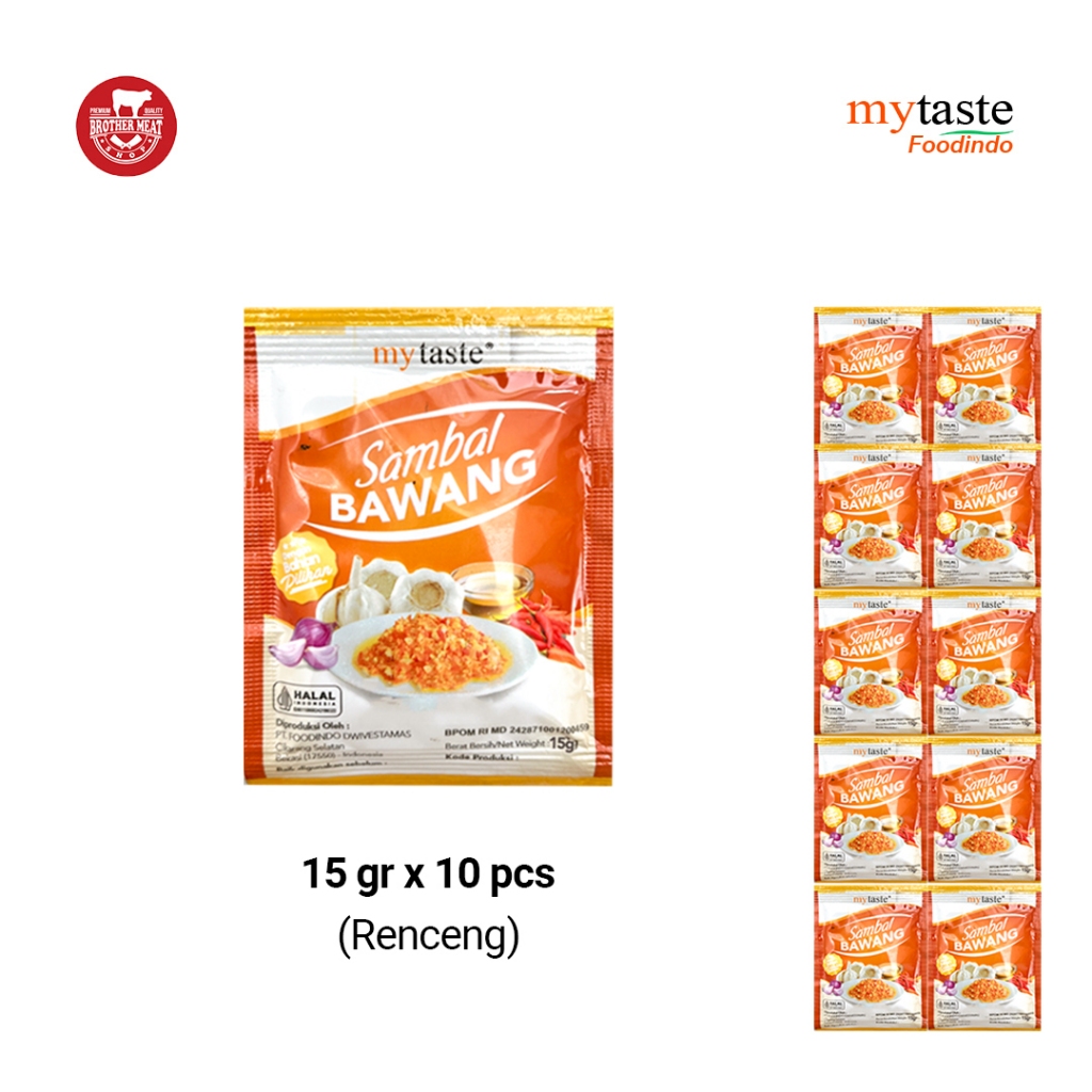 

My Taste Sambal Bawang Renceng ( 15gr x 10 ) - Brothermeatshop