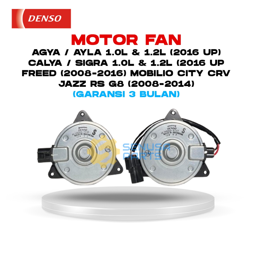 Motor Fan AC Mobil Agya Ayla Calya Sigra Freed Mobilio Jazz Ori Denso Baru GARANSI 3 Bulan