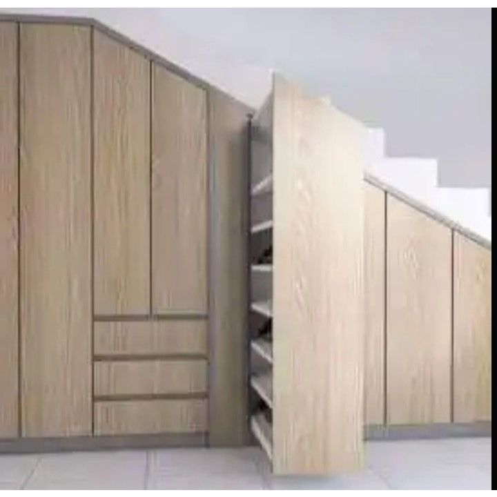 Lemari Bawah Tangga, Custom Minimalis