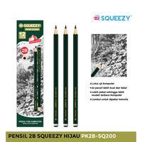 

TERMURAH PACK PENSIL KAYU 2B SQUEEZY SQ200