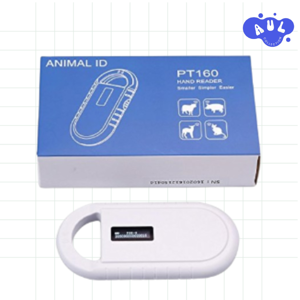 Scanner microchip untuk hewan | Animal ID PT 160 - Handheld Microchip Scanner Pet RFID Reader - Hewa