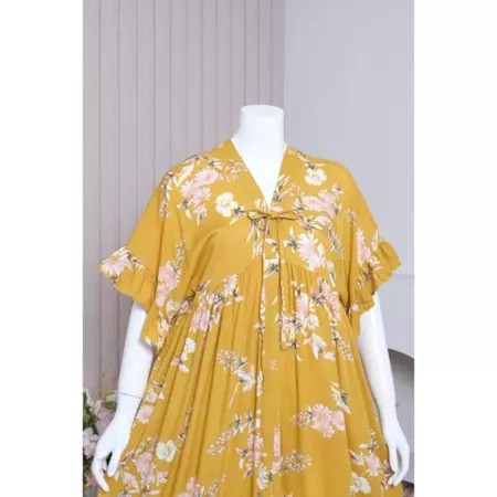 Zoraya Daster Kimono Midi Dress Rayon Premium