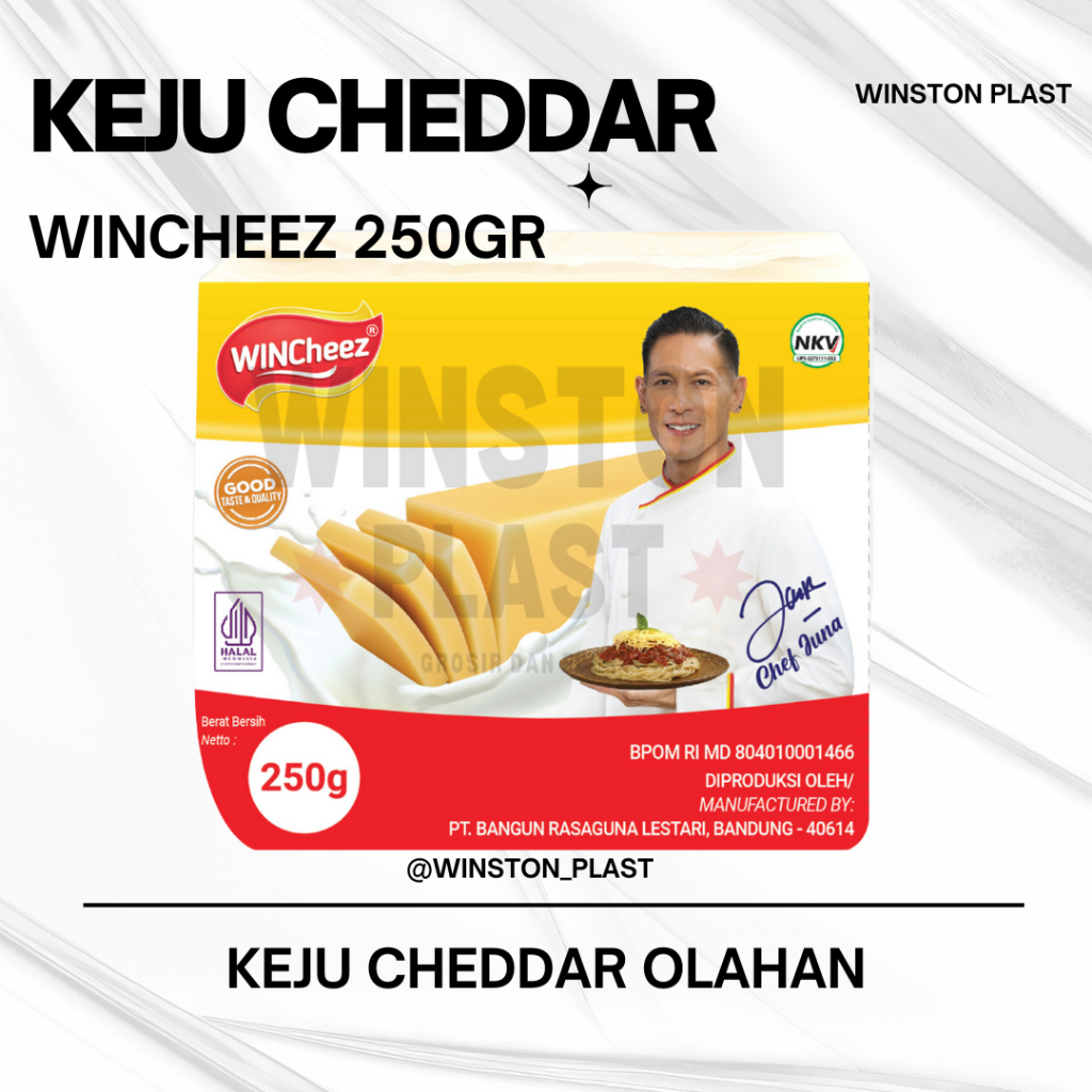 

WINCheez Keju chedar Regular 250 Gram