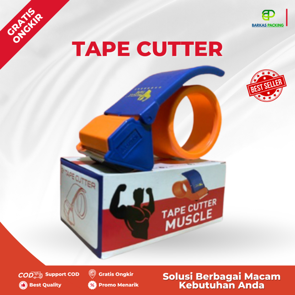 

Tape Cutter - Dispenser Alat Pemotong Lakban Tajam Awet Mudah Digunakan