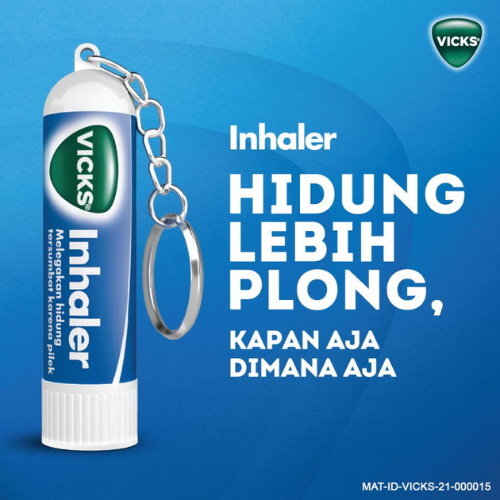 Vicks Inhaler - Melegakan Hidung Tersumbat Vicks