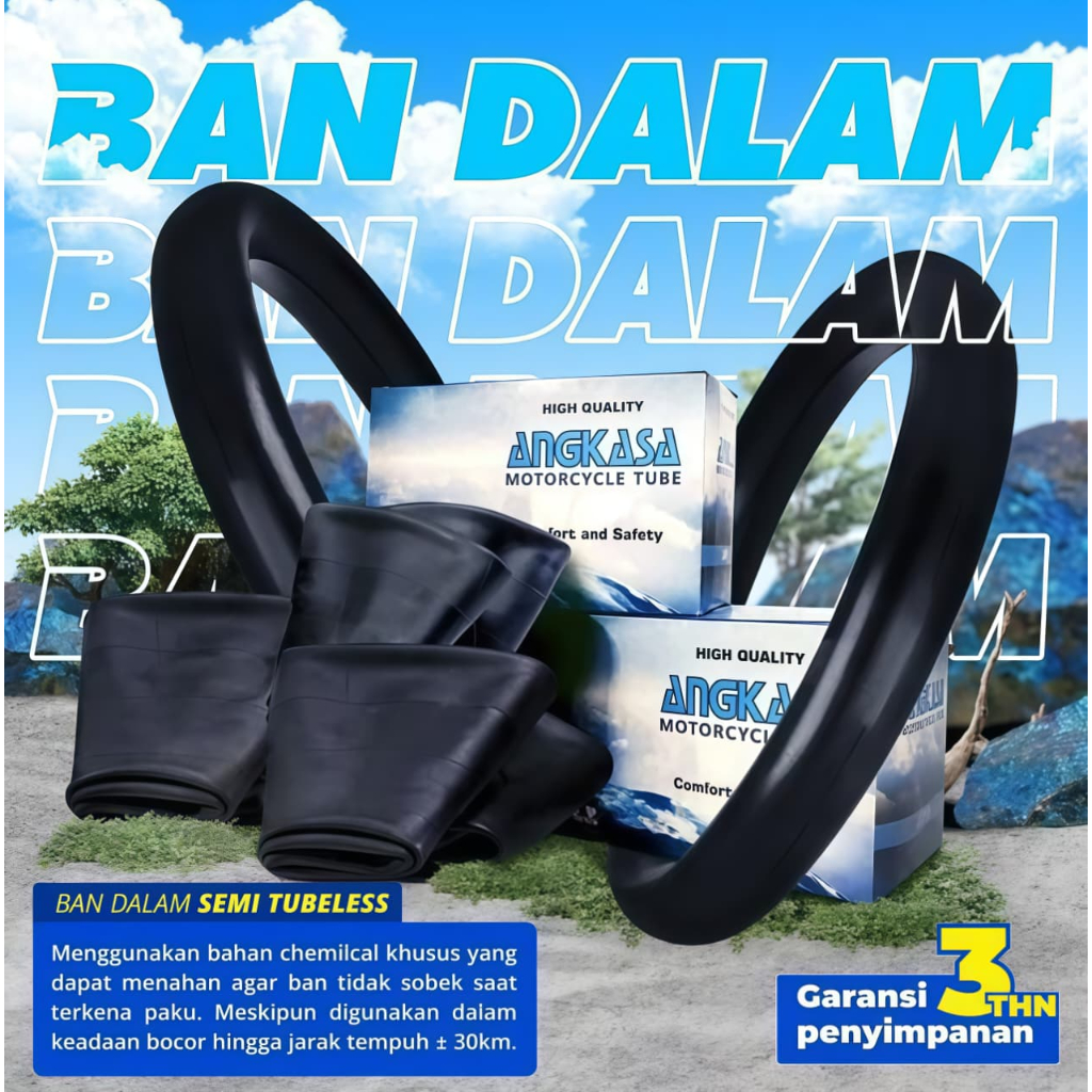 [CUCI GUDANG] BAN DALAM MOTOR RING 17 & RING 21 & RING 19 & RING 16 + BAN DALAM DEPAN/BELAKANG  KLX 