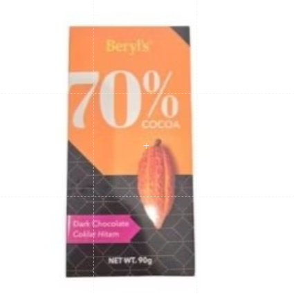 Beryls 70% Cocoa Dark Chocolate Bar Coklat