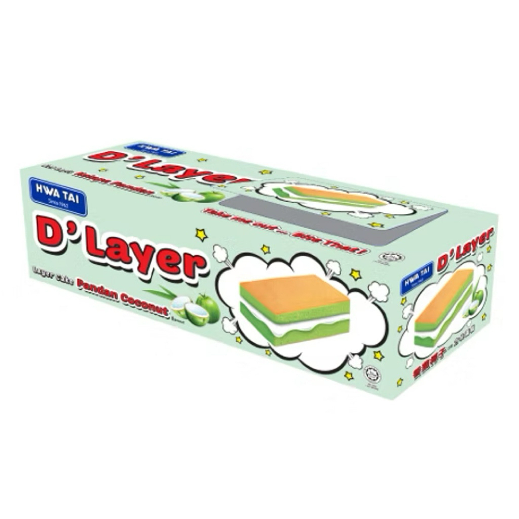 

[ HALAL ] Hwa Tai D’LAYER CAKE 3 Rasa 324 Gr