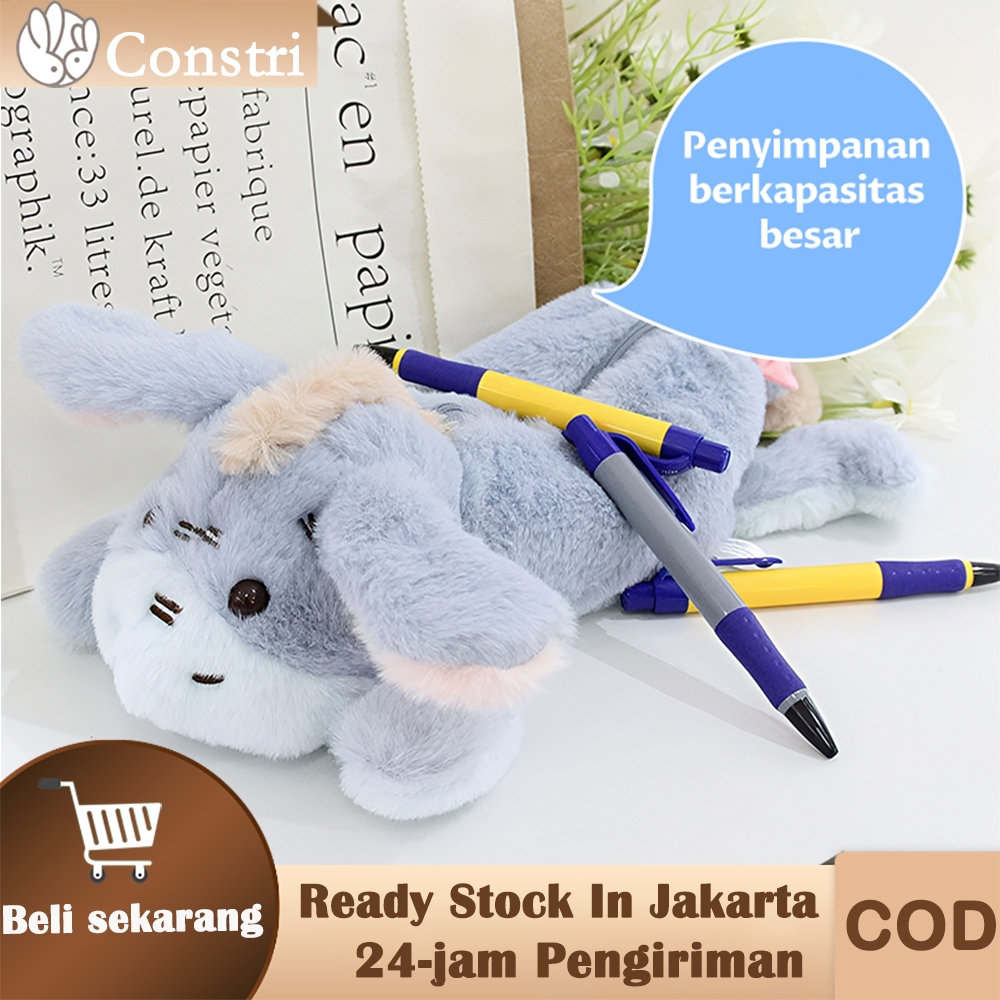 

Kotak Pensil Boneka Bulu Animals/Tempat pensil bulu soft cute/Tas pensil kosmetik/Pencil Case Stationery Bag Kawaii