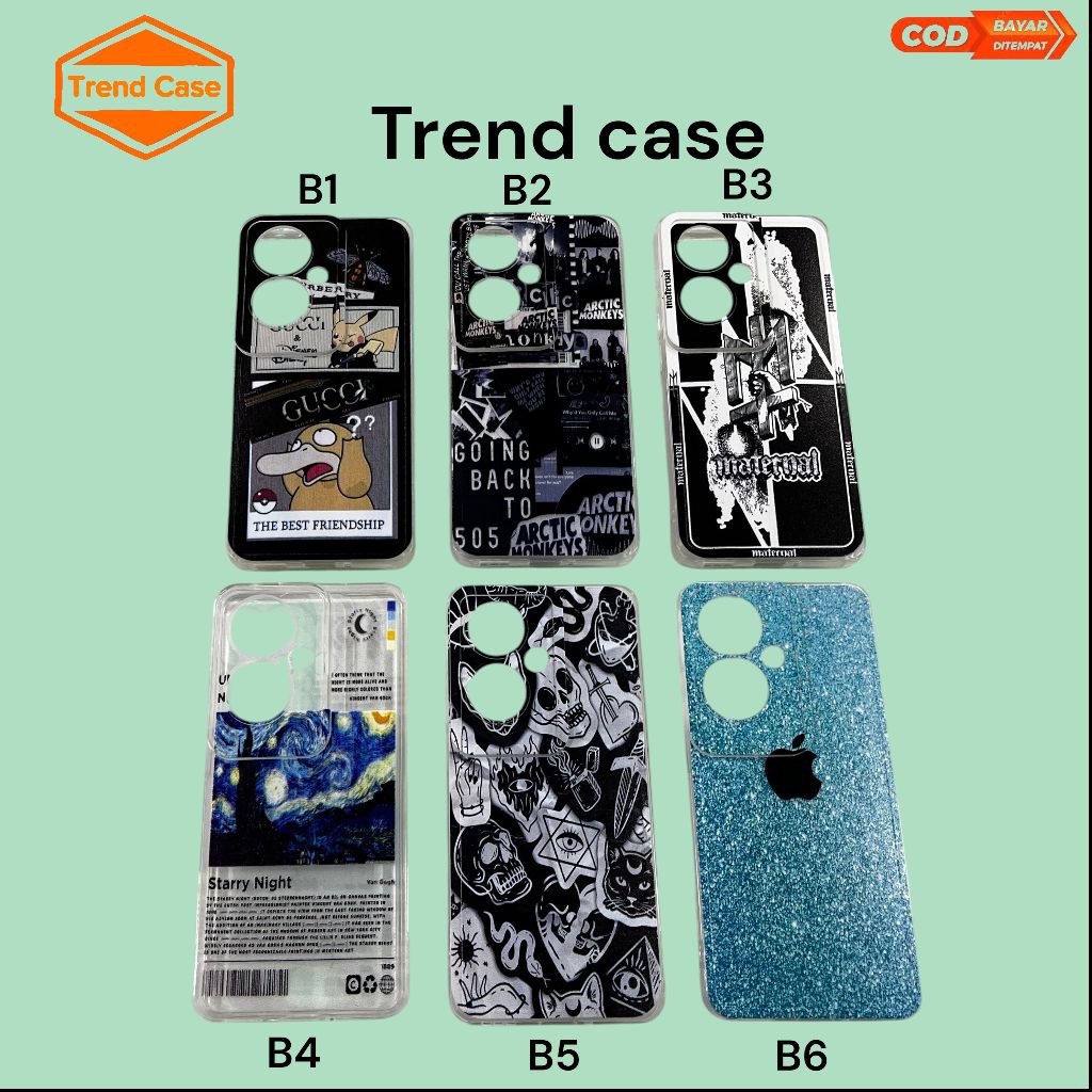 Case Hp Tipe OPPO RENO 11F / Case Bening / Clear Case / Clear case Gambar / Case 2D gambar / Case Po