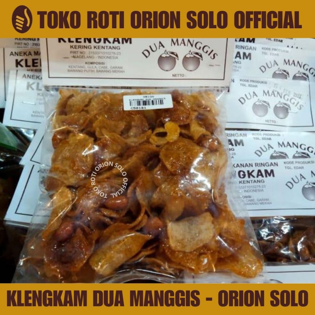 Klengkam Kering Kentang Dua Manggis - Orion Solo