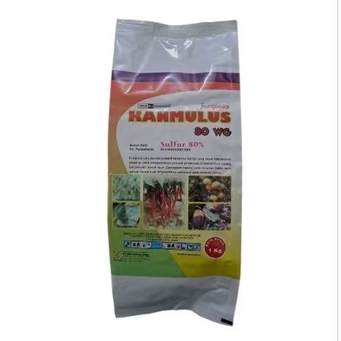 KANMULUS 80WG 1KG FUNGISIDA BAHAN AKTIF SULFUR 80%