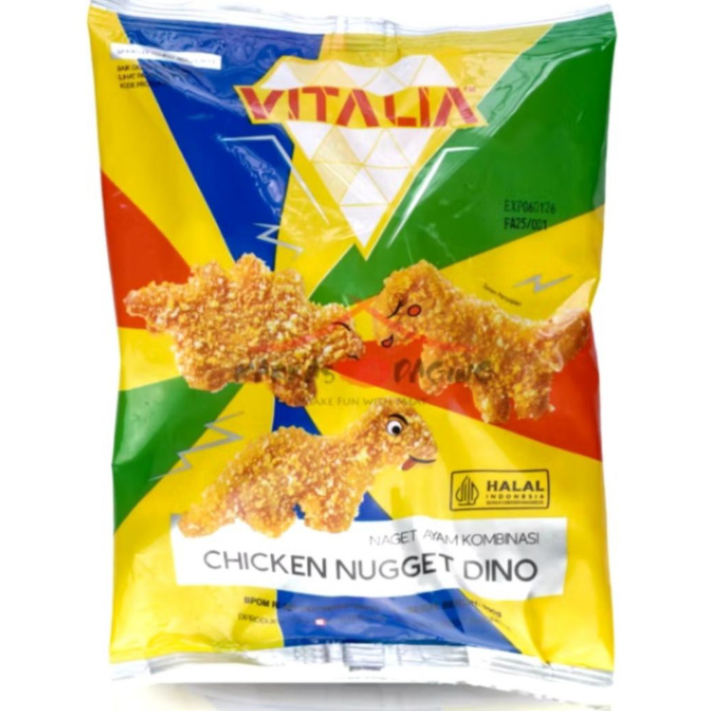 

VITALIA CHICKEN NUGET DINO 350 Gram