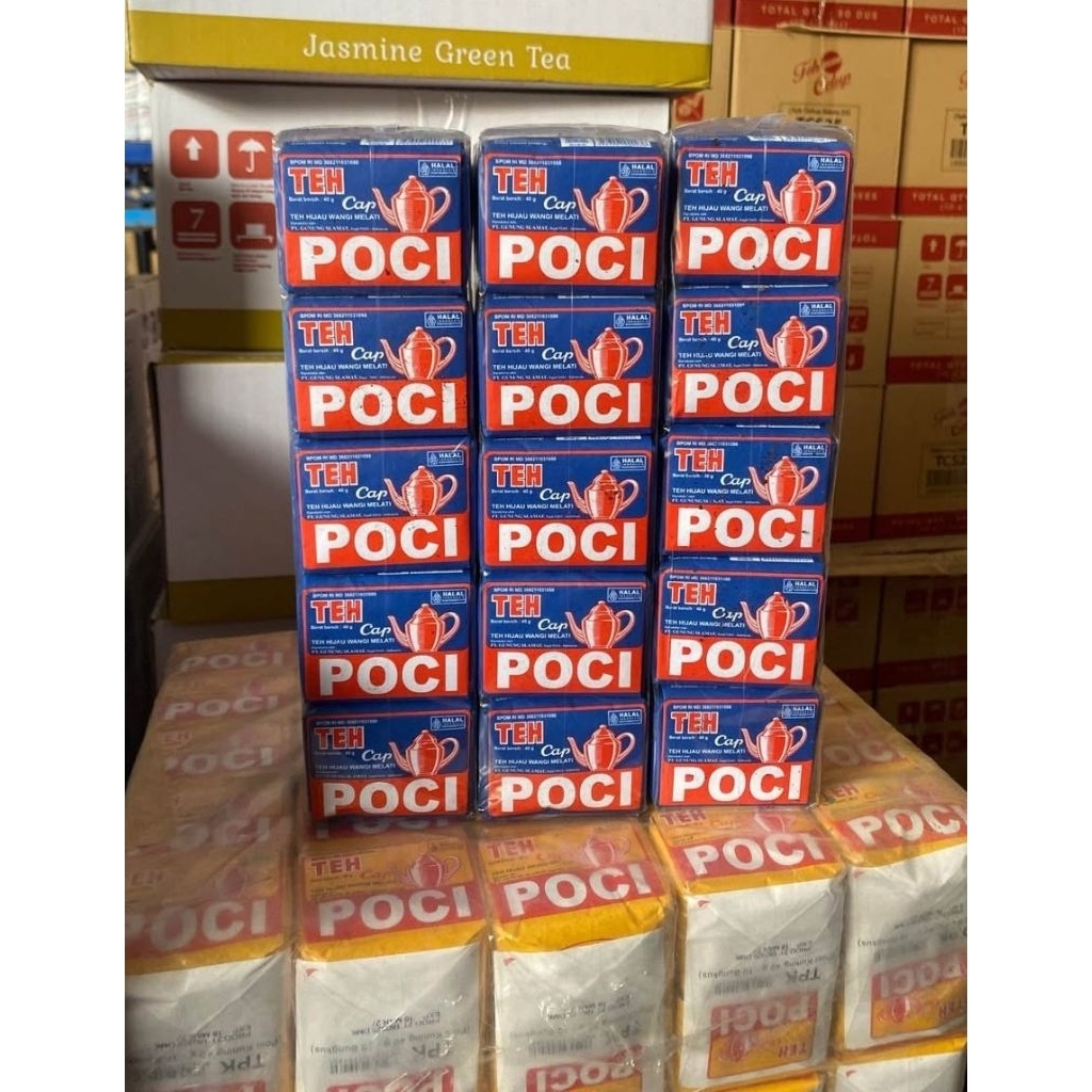 

teh poci biru 40gr isi 10