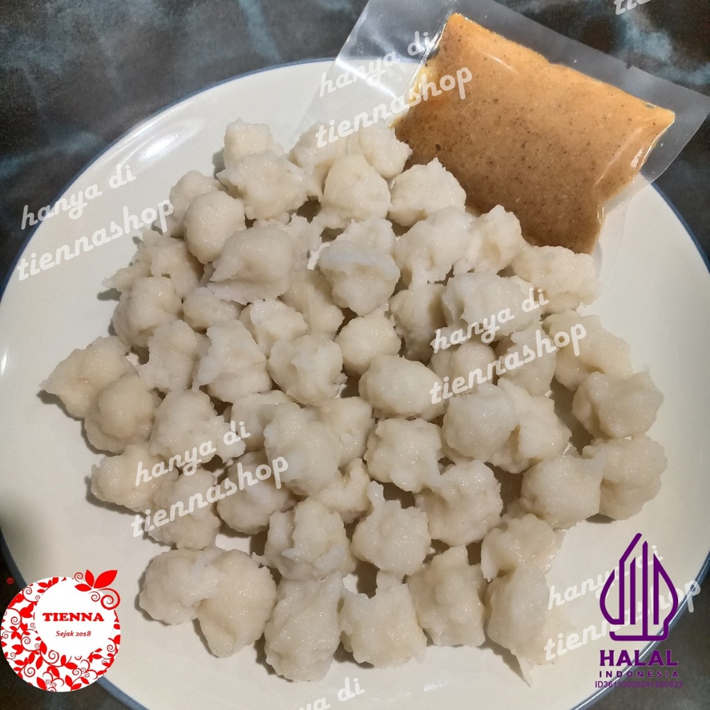 

Pentol Tekwan Ikan Tenggiri Premium 500 gr + Bumbu Kuah Udang TIENNA