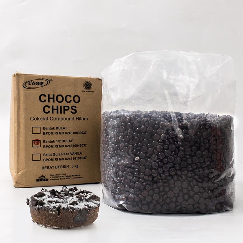 

LAGIE CHOCOCHIP 1/2 BULAT CHOCO CHIPS KEMASAN REPACK