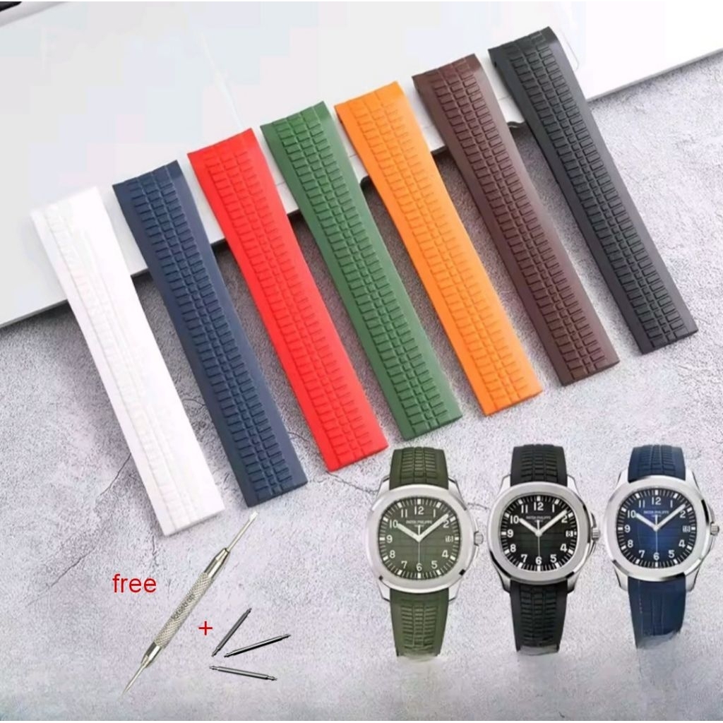 Tali Rubber Silikon Jam Tangan Patek Phillipe Aquanut 20mm