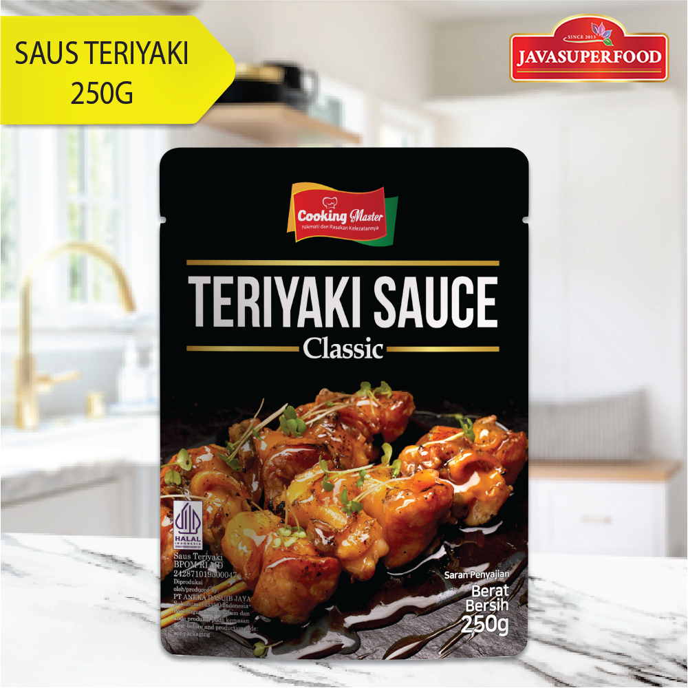 

[HALAL] Cooking Master/Saus Teriyaki/Teriyaki Sauce/Sauce Saus Teriyaki Halal BBQ 250g