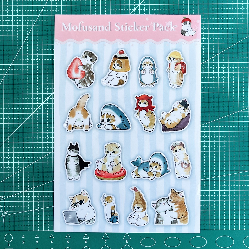 

Sticker Pack Mofusand 16 PCS – Stiker Anime Lucu Aesthetic untuk Laptop, HP, Tumbler, Jurnal, Scrapbook